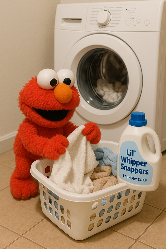 Baby Elmo Does Laundry Like a Boss 🧼😂  Cutest Clean Up Ever!